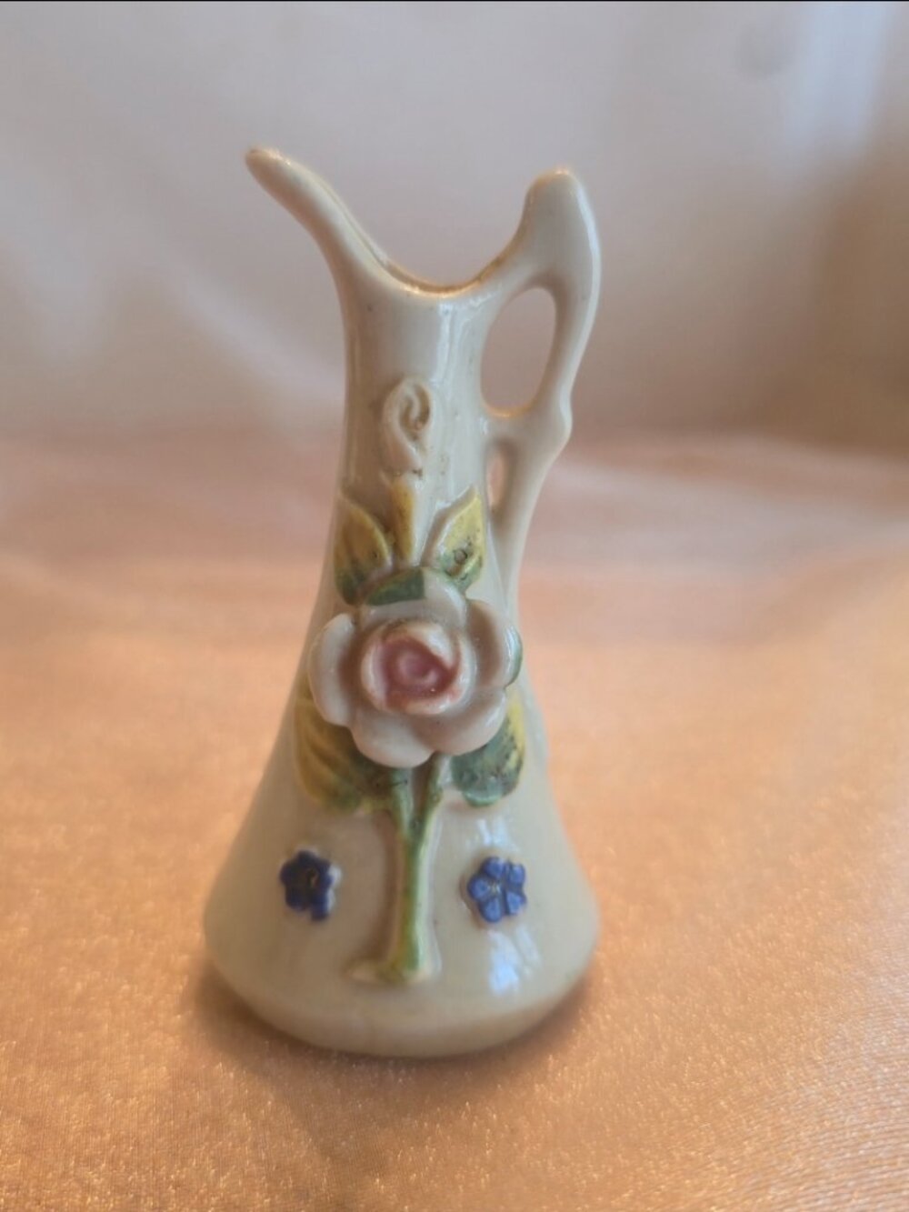 Vintage Porcelain Miniature Rose Bud Vase cottagecore fairycore